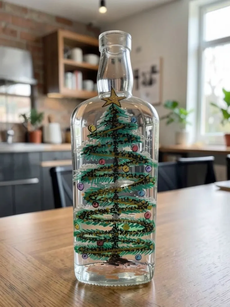 Handpainted Bottle